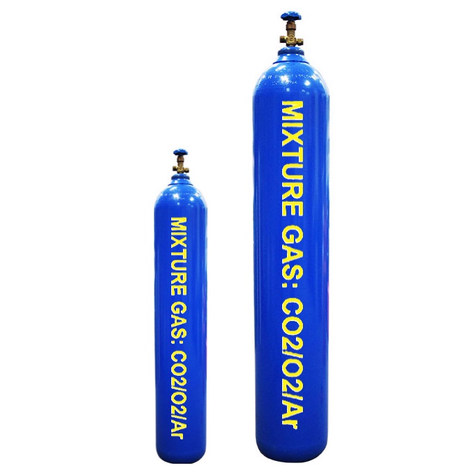 Khí hỗn hợp CO2:8%, O2:2%, balance Ar